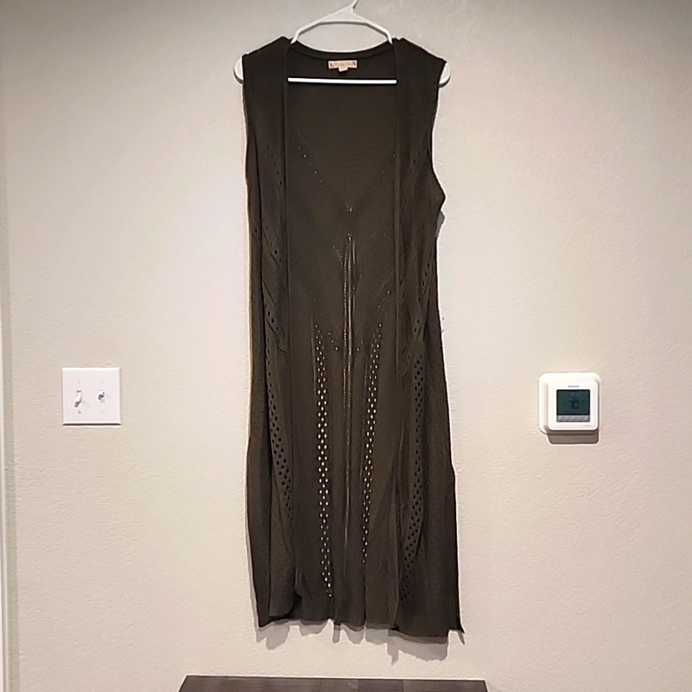 Knit tunic vest